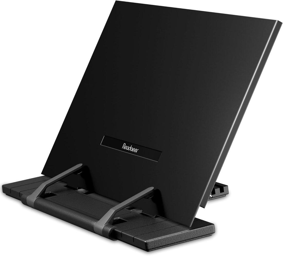 Readaeer metal book stand, the first product on our shelf